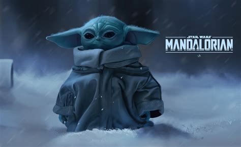 Fond Décran Baby Yoda Mandalorian Yoda The Mandalorian Guerres