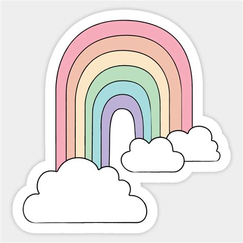 Paper Party Supplies Pastel Rainbow Sticker Paper Stickers Etna Com Pe
