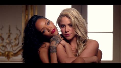 Shakira And Rihanna “cant Remember To Forget You” Video Premiere Fab