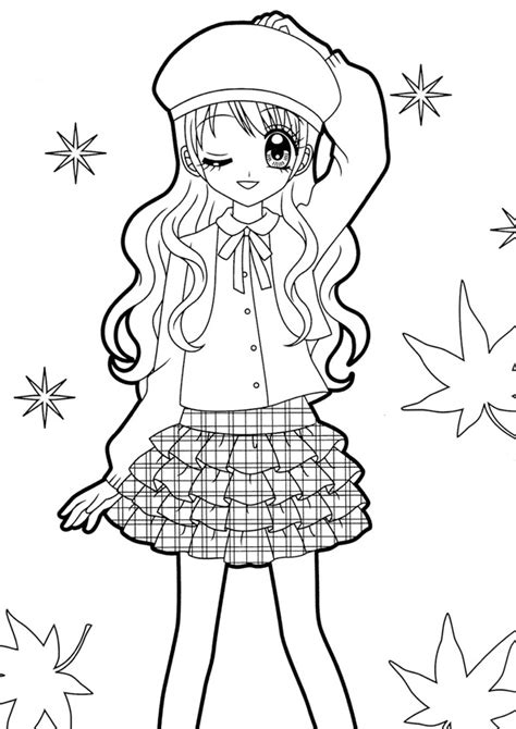 Cool Anime Coloring Pages For Kids