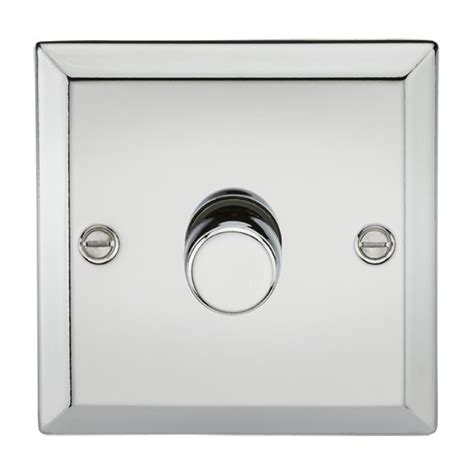 Knightsbridge Decorative 1 Gang 2 Way 10 200w Dimmer Cv2181pc Ukes