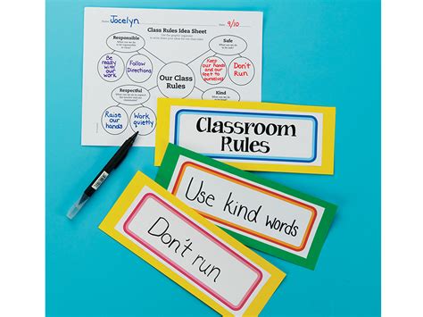 printable class rules tree scholastic