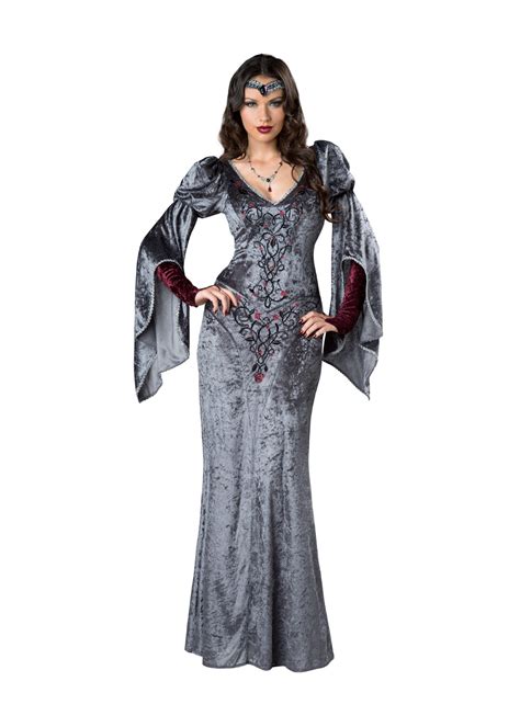 Dark Medieval Maiden Women Costume Medieval Costumes