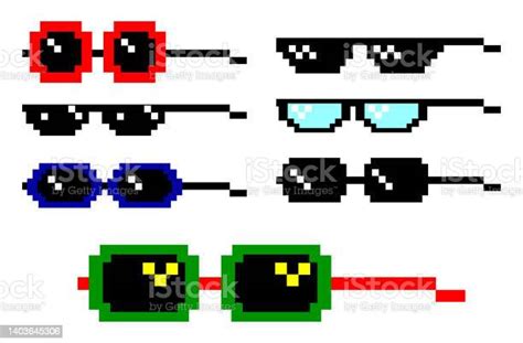 Pixel Glasses 1 Stock Illustration Download Image Now Pixelated Sunglasses Emoticon Istock