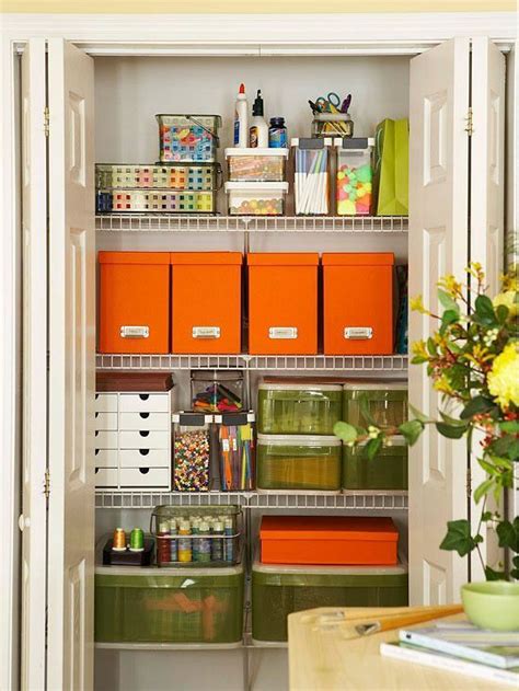 22 Genius Storage Ideas For Every Closet In Your Home Craft Closet