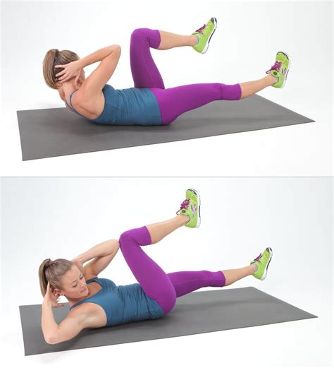 Bicycle Crunches Exercises For Side Abs Popsugar Fitness Photo 2