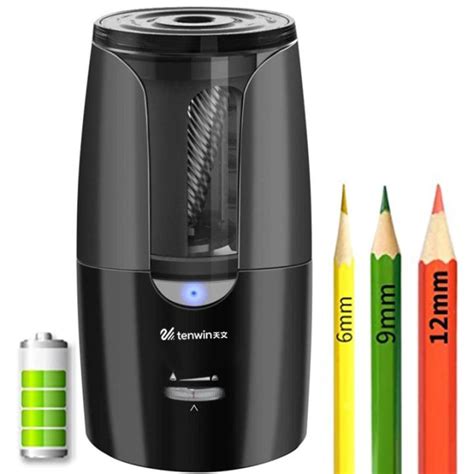 Tenwin Large Automatic Electric Pencil Sharpener Heavy Duty Stationery