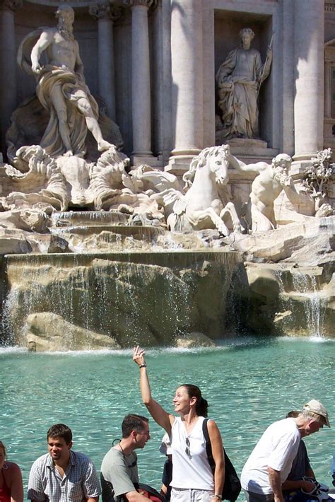 Trevi Fountain Thats Me Tossing In My Coin Making A Wish To Return