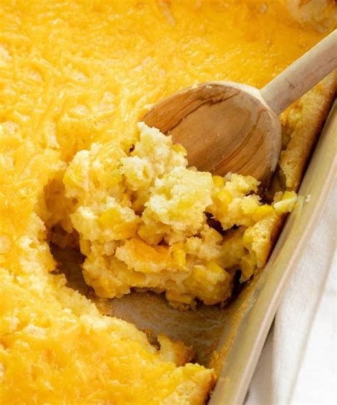 Using a combination for fresh corn, creamed corn, and cornbread mix, you can have this casserole ready to eat in 45 minutes! Paula Deen's Corn Casserole Recipe | Yummly | Recipe ...