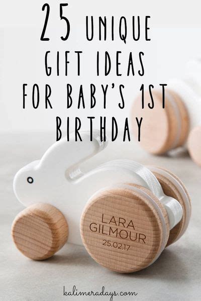 From stylish accessories to sentimental finds, here are some of the best gift ideas to help you cement your spot as mom's favorite kid this holiday season. 25 Unique Gift Ideas for Baby' s 1st Birthday in 2020 ...