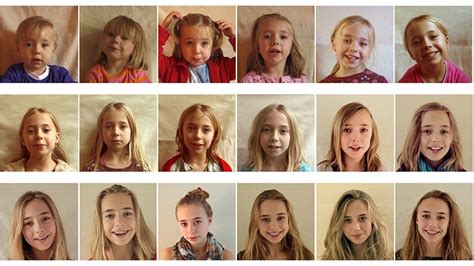 Dad Creates Time Lapse Videos Of His Children Growing Up