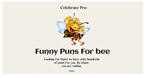 113 hilarious bee puns ideas to make your day celebrate pro