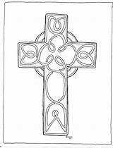 Cross Coloring St Patrick Adron Mr sketch template