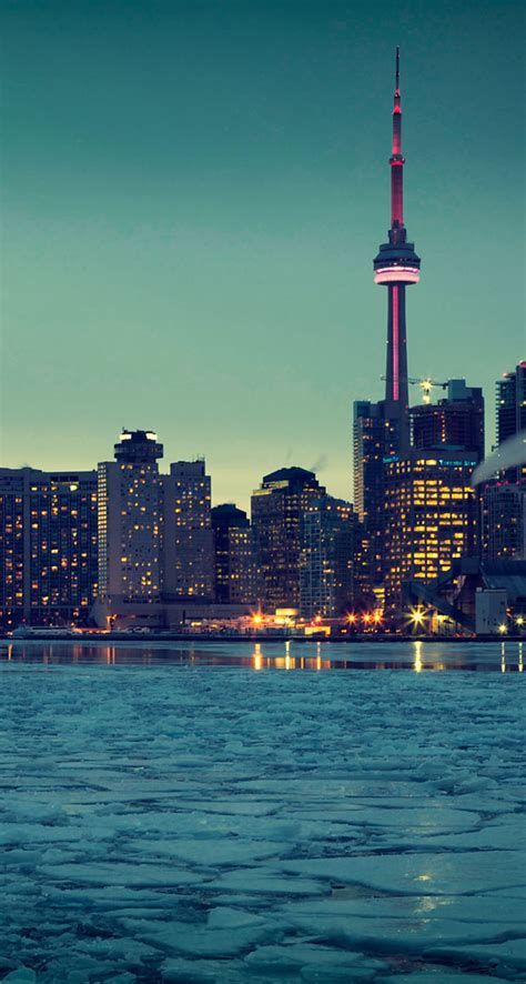 Toronto Skyline The Iphone Wallpapers