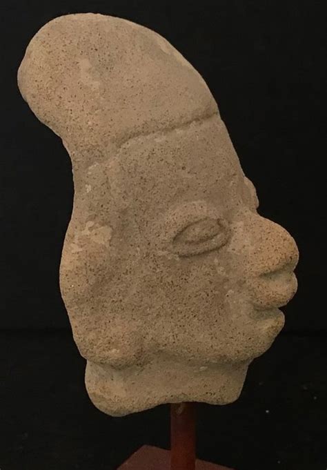 Tumaco La Tolita Pottery Pre Columbian Head Of A Man With Catawiki