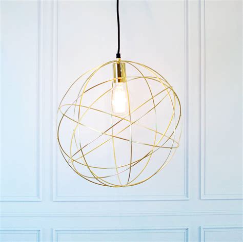 Moon pendant light 14 save to favorites. gold brass globe ceiling pendant light orb chandelier by made with love designs ltd ...