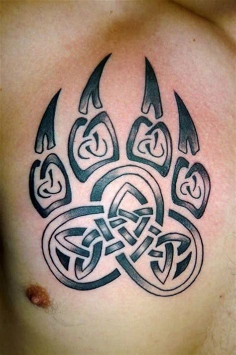 Https://techalive.net/tattoo/celtic Bear Paw Tattoo Designs
