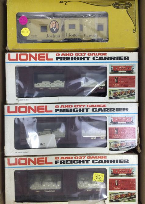 Lot Vintage O And O27 Gauge Model Train Car Lionel