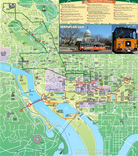 Printable Washington Dc Tourist Map