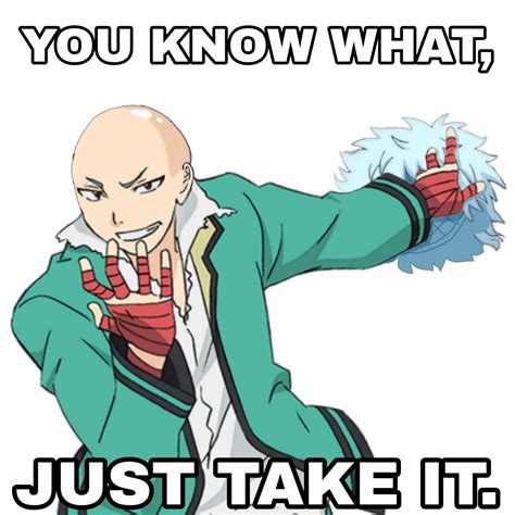 bald kaidou shun manado reaction pictures funny pictures animes emo anime fr anime lock