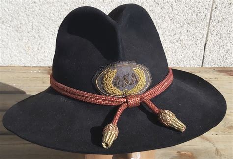 Csa Confederate Rebel Civil War Officer Slouch Wool Hat Artillery