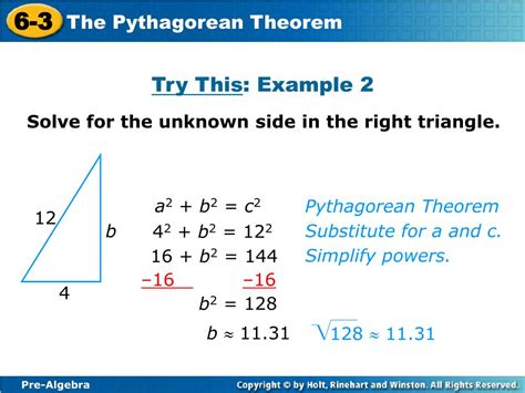 Ppt I Can Use The Pythagorean Theorem And Its Converse To Solve