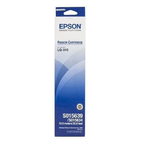 Fabric ribbon cartridge (black) s015634 scalable fonts epson roman, epson san serif, epson roman t & epson san serif h: EPSON RIBBON CATRIDGE S015639/S015634 - No.1 Online ...