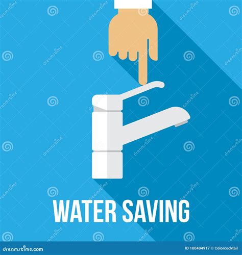 Water Saving Stock Vector Illustration Of Banner Care 100404917