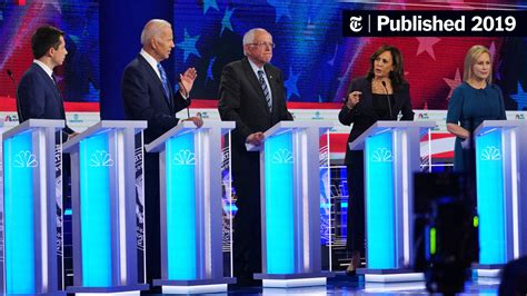 Biden Comes Under Attack From All Sides In Democratic Debate The New