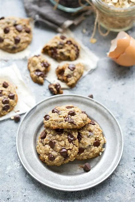 Healthy Oatmeal Chocolate Chip Cookies Chelseas Messy Apron Healthy