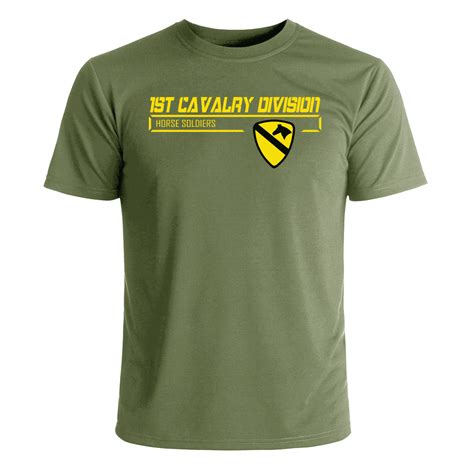 1st Cavalry Division T Shirt New Army Unit T Shirts