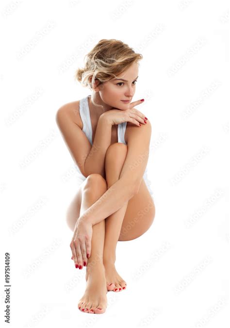 Beautiful Naked Woman With Smooth Soft Skin Stock Photo Adobe Stock