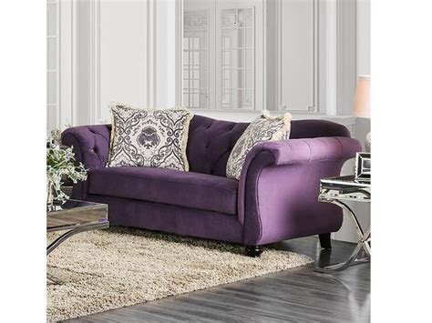 Antoinette Purple Sofa Set Shop For Affordable Home Furniture Decor