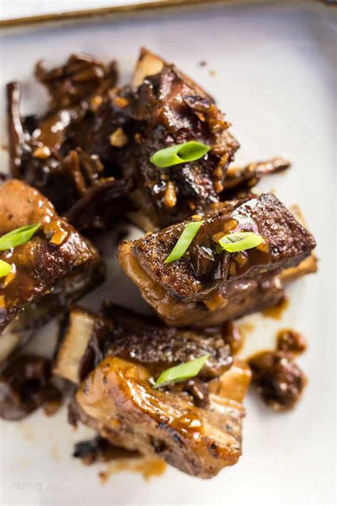 Serve over warm rice or spiralized vegetables. Slow Cooker Short Ribs with Korean Sauce - Plating Pixels