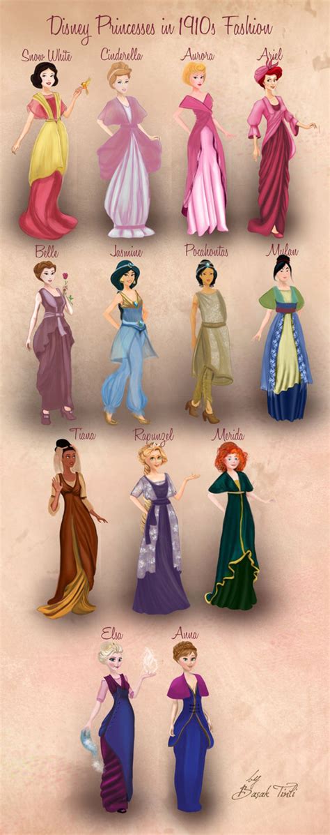 disney princesses in 1910s fashion by basak tinli by basaktinli on deviantart disney pixar