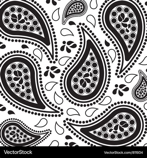 Paisley Pattern Vintage Royalty Free Vector Image