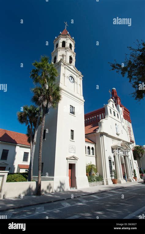 Cathedral Basilica Saint Augustine Florida Usa Stock Photo Alamy