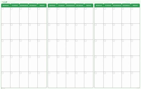 Free Printable 90 Day Calendar