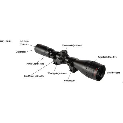 View 36 Rifle Scope Objective Lens Adjustment