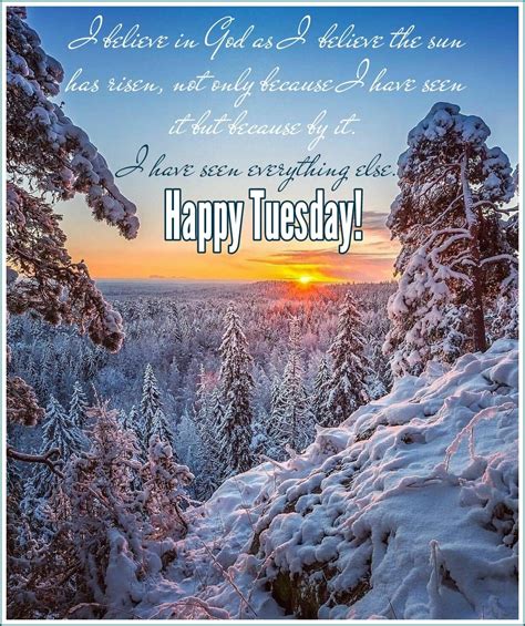 Happy Tuesday Winter Good Morning Motivational Quotes