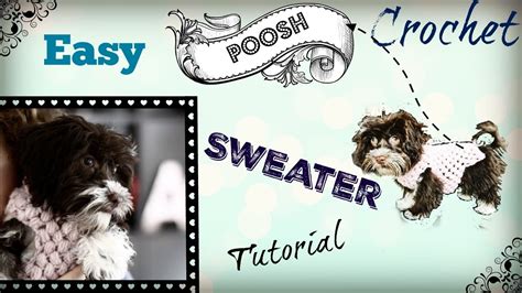 Easy Crochet Dog Sweater Tutorial Youtube