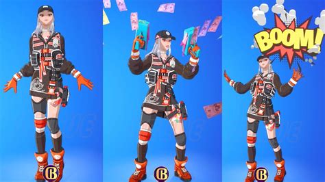 New Koi Agent Chigusa Performs All Emotes And Dances In Fortnite Youtube