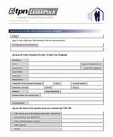 California Residential Rental Application Form Pictures