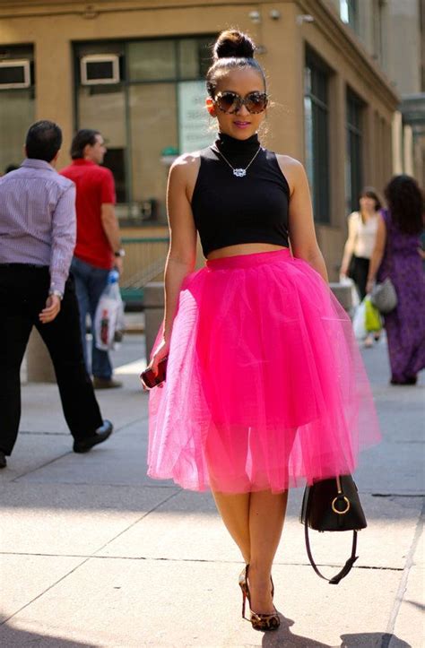 Tulle Skirts Street Style Chic Looks 12 Tutu Skirt Tulle Skirts