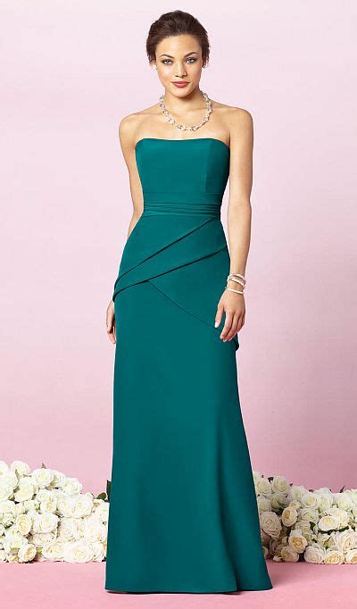 After Six Fitted Long Bridesmaid Dress 6635xx By Dessy French Novelty