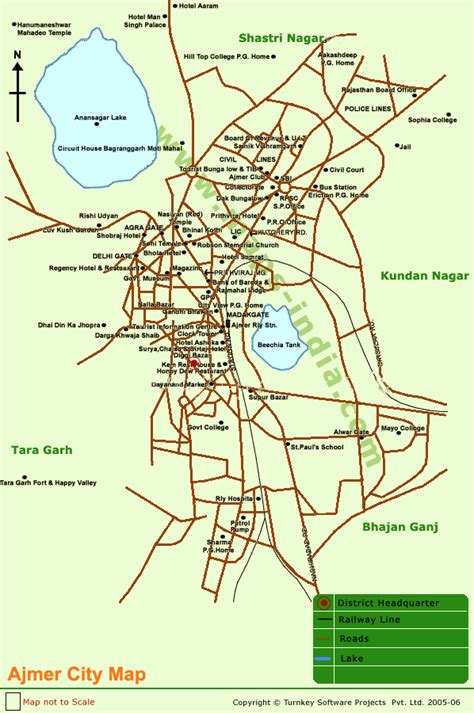 Ajmer Maptourist Map Ajmermap Of Ajmerajmer City Mapmap Of Ajmer