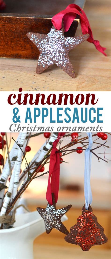 Easy Recipe For Cinnamon And Applesauce Christmas Ornaments To Make