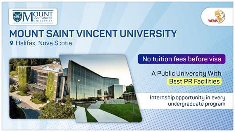 Mount Saint Vincent University Msvu Halifax Nova Scotia Easy