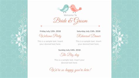 The elegant wedding invite templates are all about graceful and minimalist design. Pin on PowerPoint Templates Design