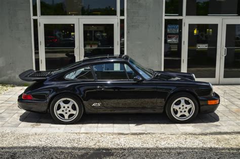 Porsche 911 Coupe 1993 Black For Sale Wp0ab2963ps419251